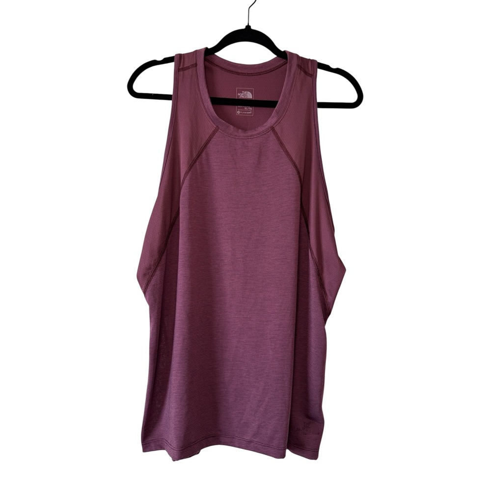The North Face FlashDry Racerback Tank Top Womens Size XL Purple Outdoors